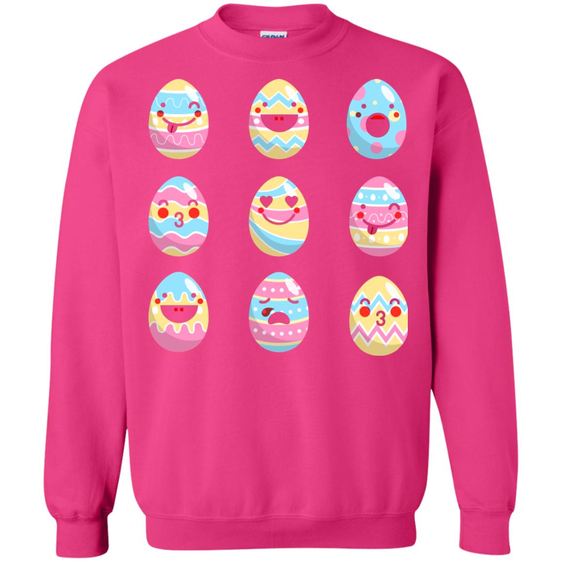 Egg Emoji Easter Happy Egg Hunt For Kids T-shirt Heliconia