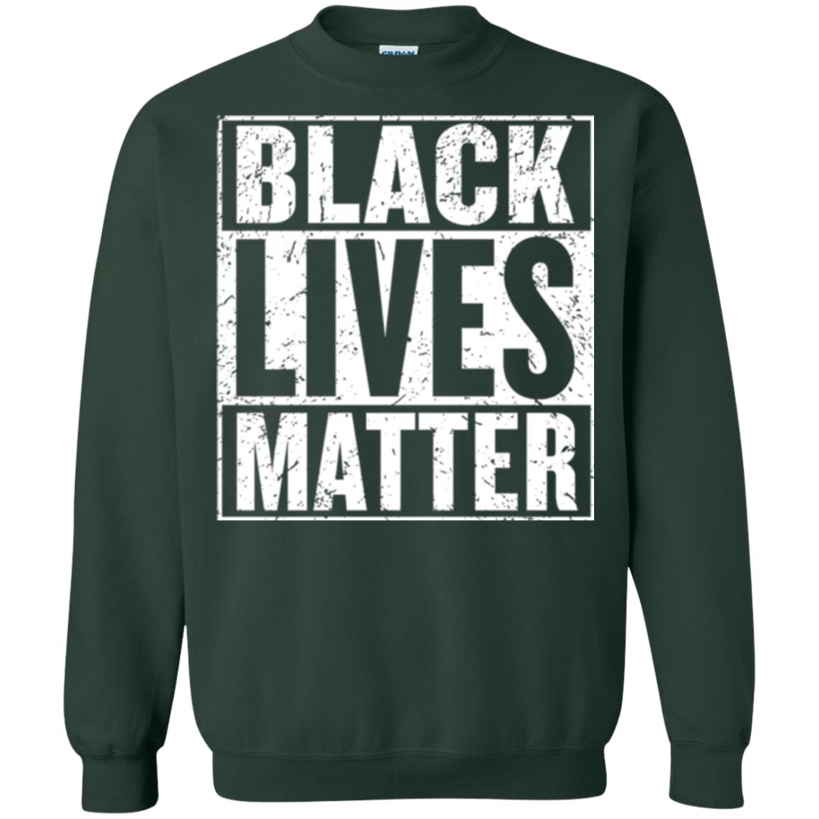 Black Pride African American Gift T-shirt Black Lives Matter Forest Green