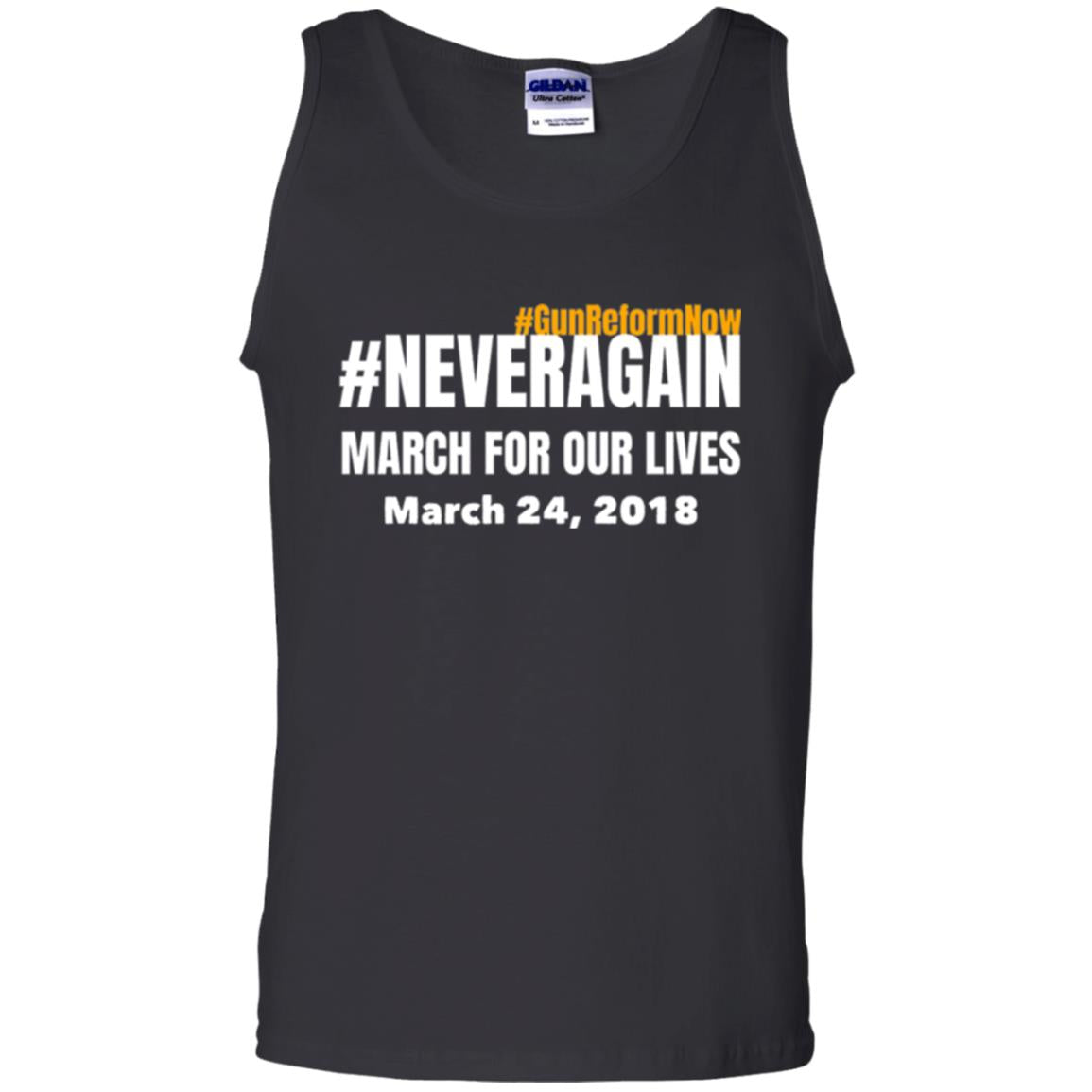 March For Our Lives Never Again Anti Gun T-shirt Black