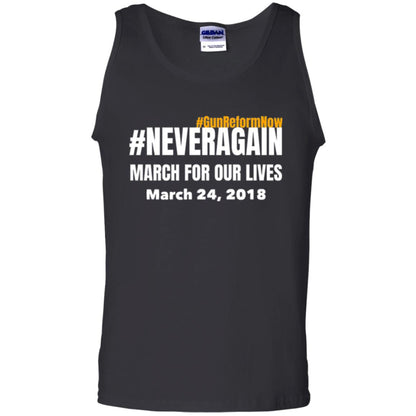 March For Our Lives Never Again Anti Gun T-shirt Black