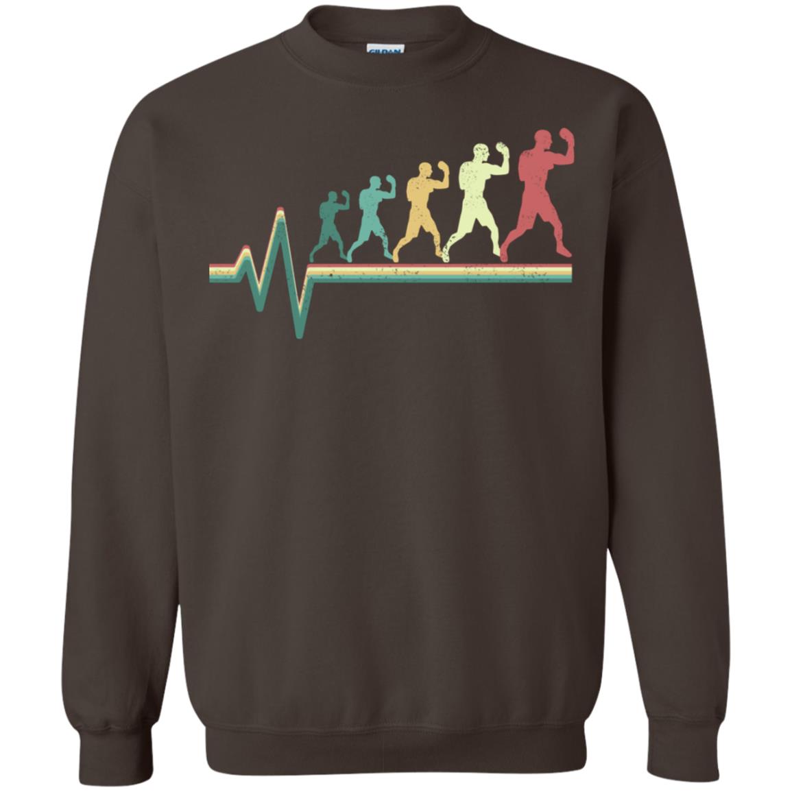 Boxing Heartbeat Boxer Gift Shirt Dark Chocolate