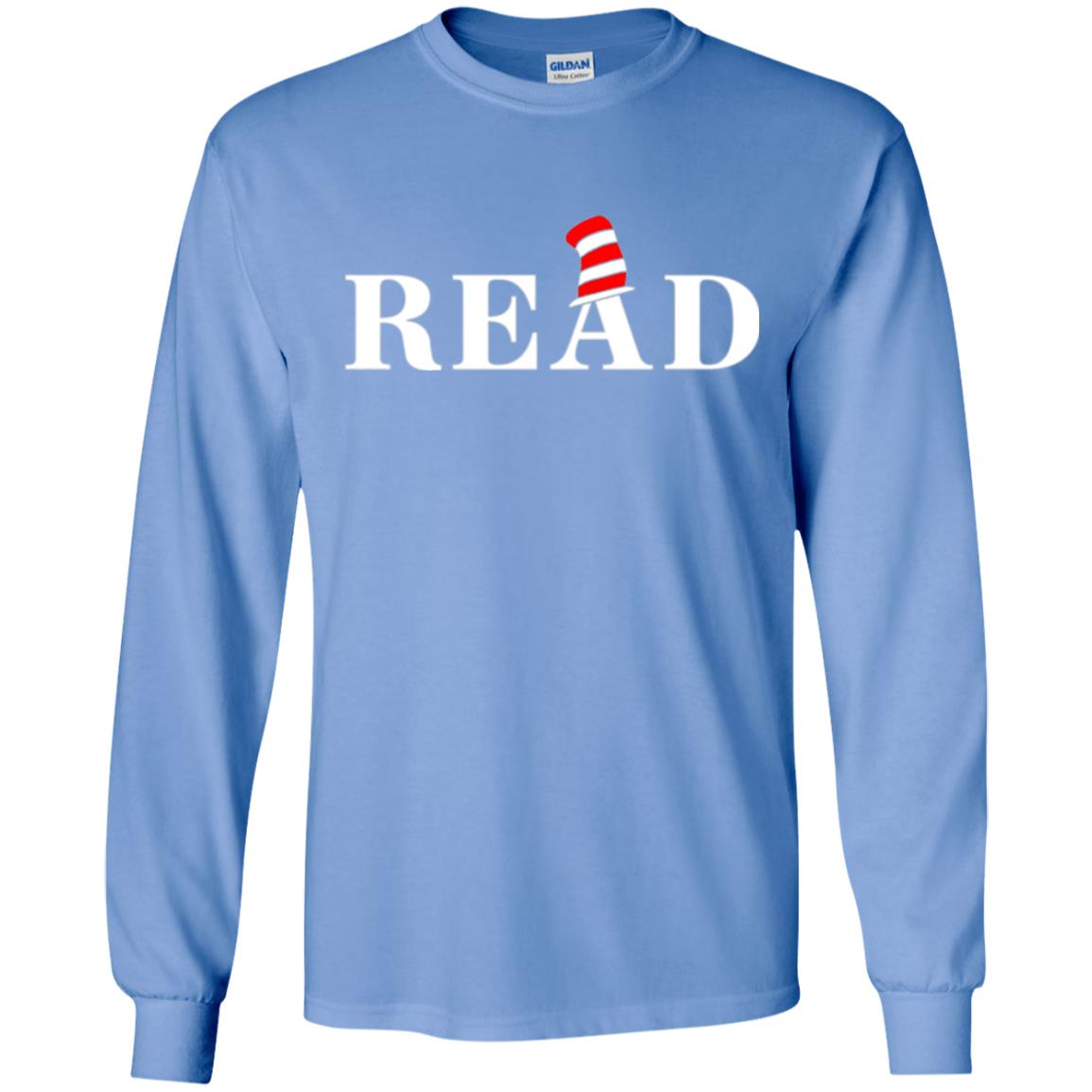 Read Book Lover National Wear Red Day T-shirt Carolina Blue