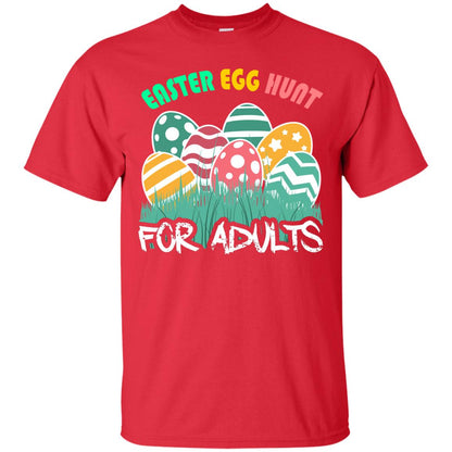Easter Egg Hunt For Adults Easter Day T-shirt Red