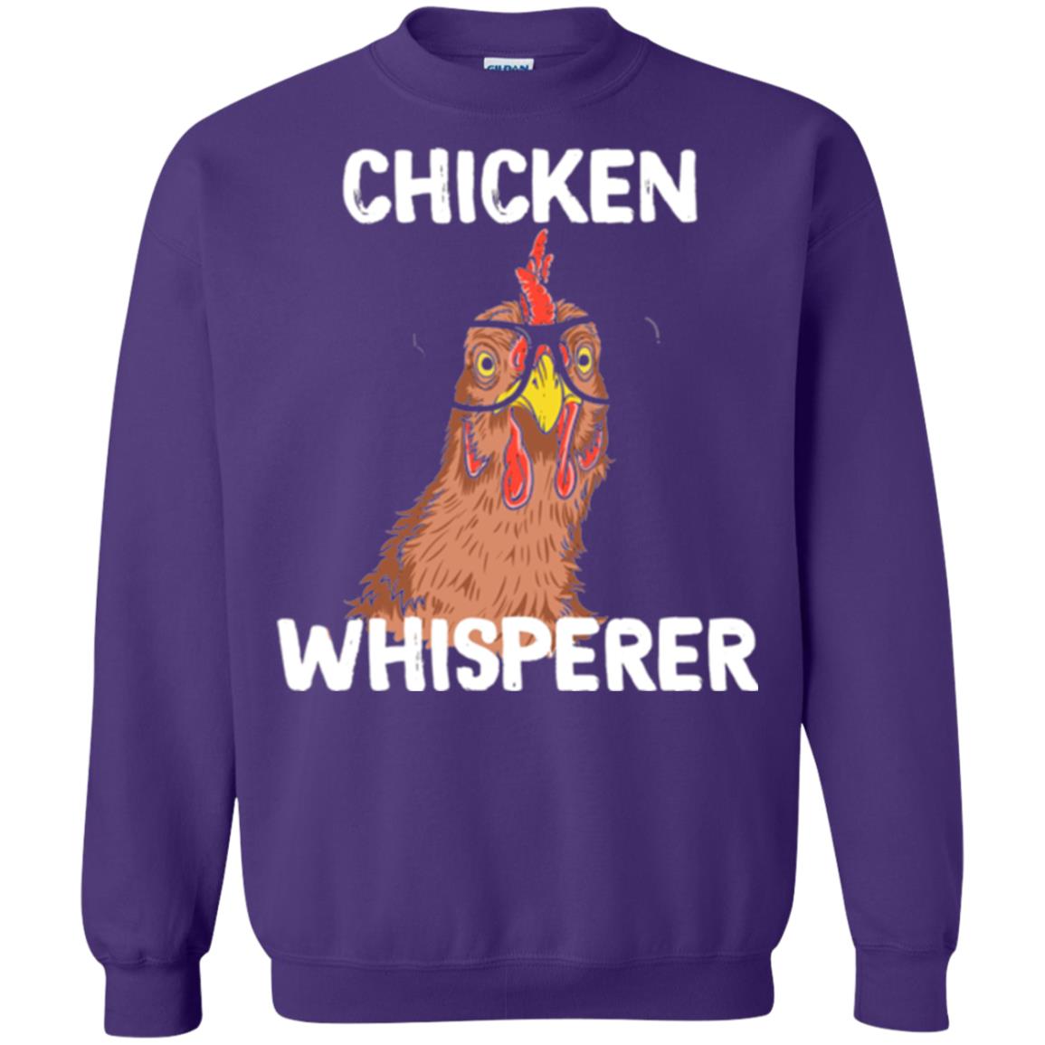 Chicken T-shirt Whisperer Purple