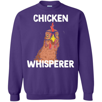 Chicken T-shirt Whisperer Purple