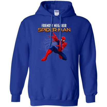 Friendly Neighbor Spider Man Movie Fan T-shirt Royal