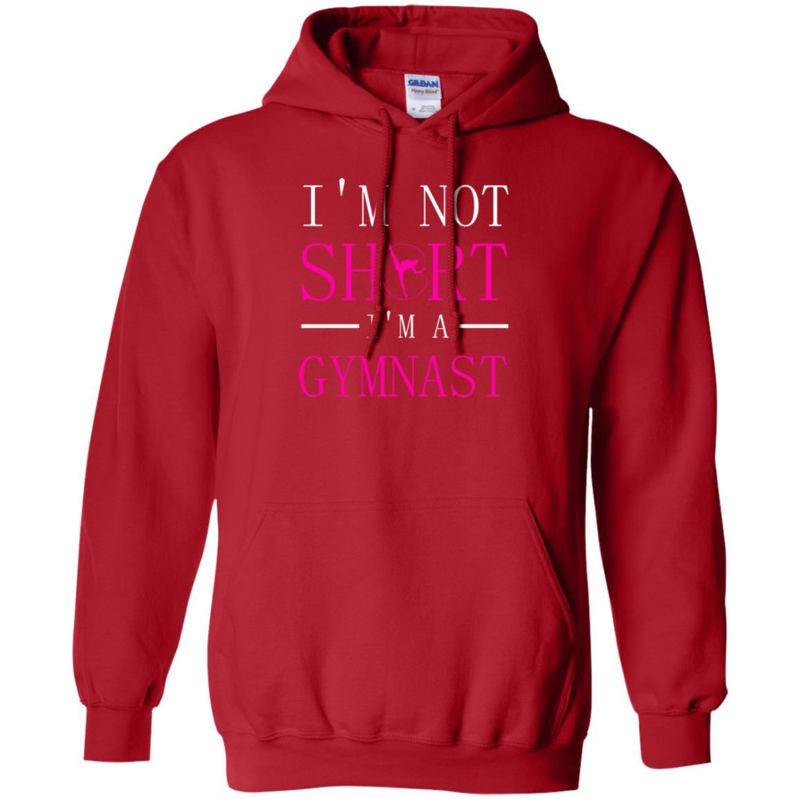 Gymer T-shirt I'm Not Short I'm A Gymnast Red