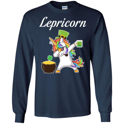 Lepricorn Saint Patrick's Day T-shirt Navy