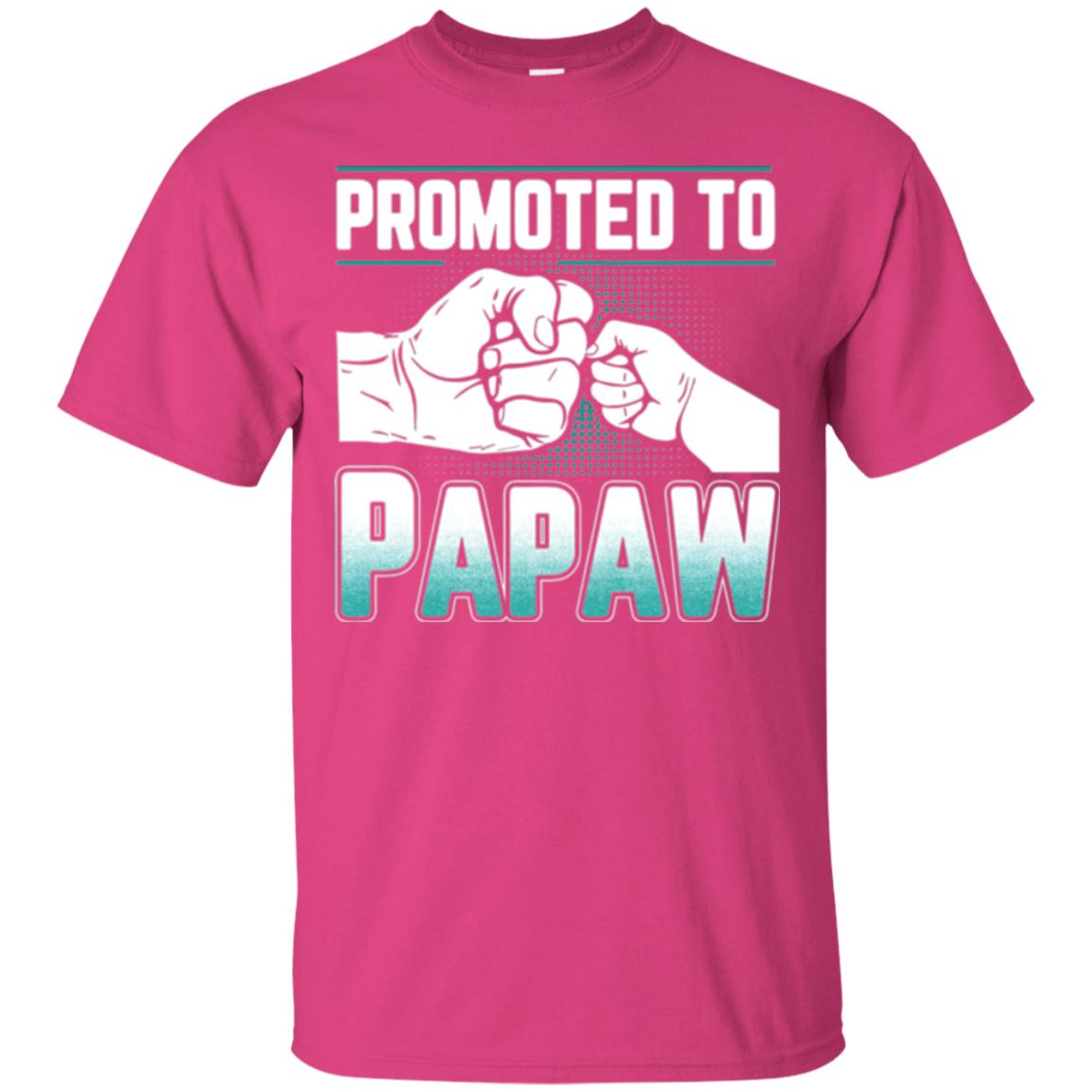 Promoted To Papaw Papa T-shirt Heliconia