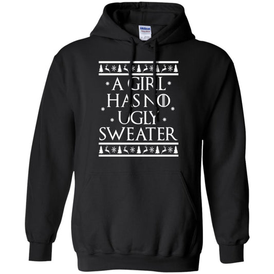Christmas T-shirt A Girl Has No Ugly Sweater Black