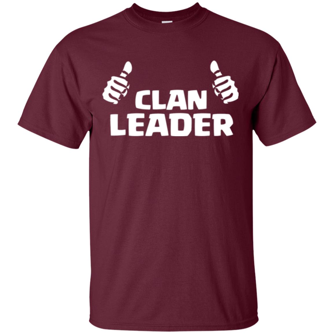 Mobile Gamers T-shirt Clan Leader Maroon