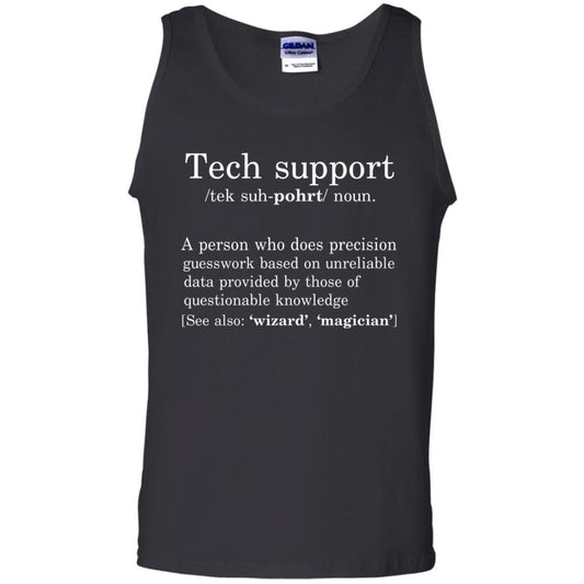Computer Nerd T-shirt Tech Support Definition Black