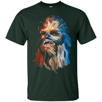 Chewbacca Art T-shirt Forest Green