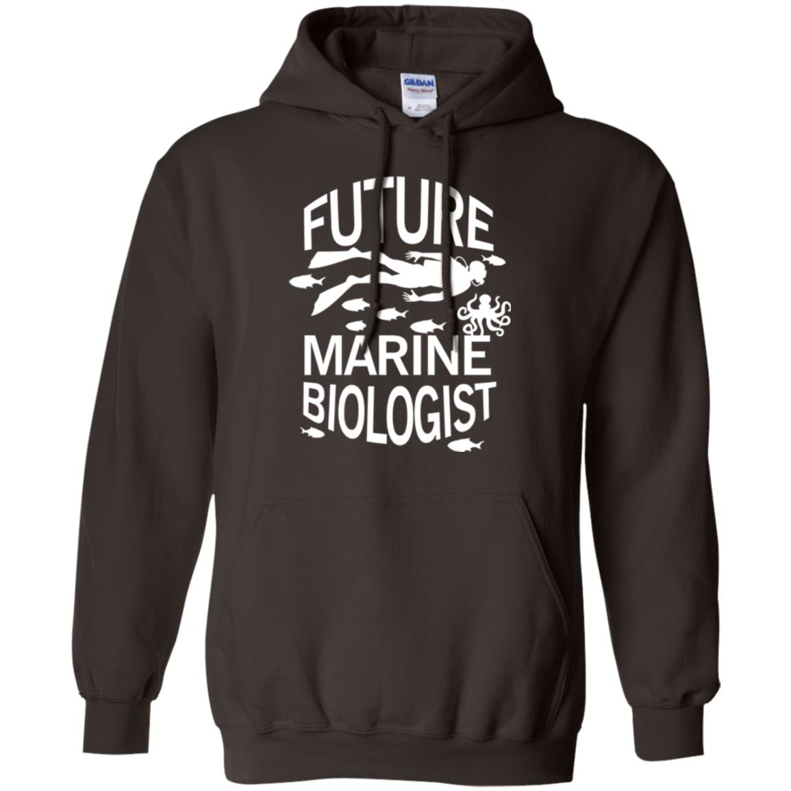 Cute Marine Biologist T-shirt Dark Chocolate