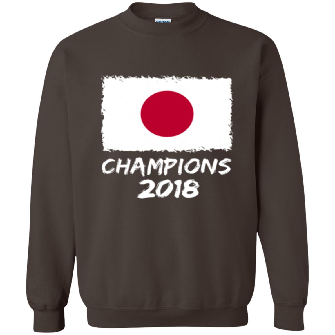 Football Lover T-shirt Japan Champions 2018 T-shirt Dark Chocolate