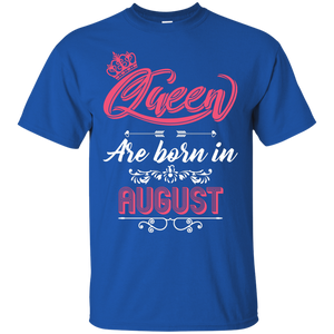Brithday T-Shirt  Queen Are Born In August