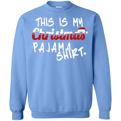 Christmas T-shirt This Is My Christmas Pajama Shirt Carolina Blue