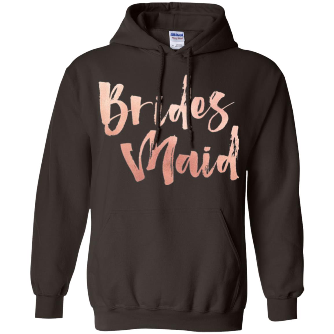 Bridal Shower Wedding Party Bridesmaid T-shirt Dark Chocolate