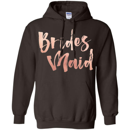 Bridal Shower Wedding Party Bridesmaid T-shirt Dark Chocolate