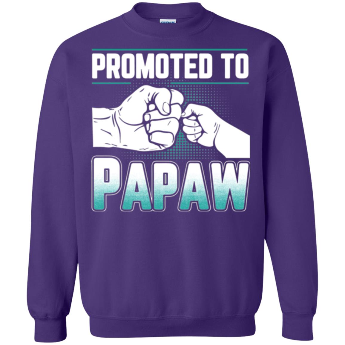 Promoted To Papaw Papa T-shirt Purple
