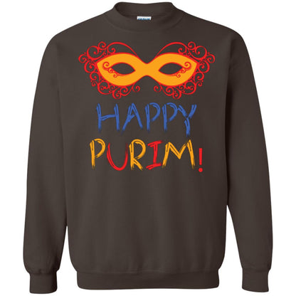 Purim Day T-shirt Happy Purim Dark Chocolate