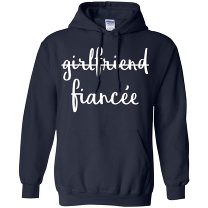 Fiance Engagement Party T-shirt Girlfriend Fiancee Navy