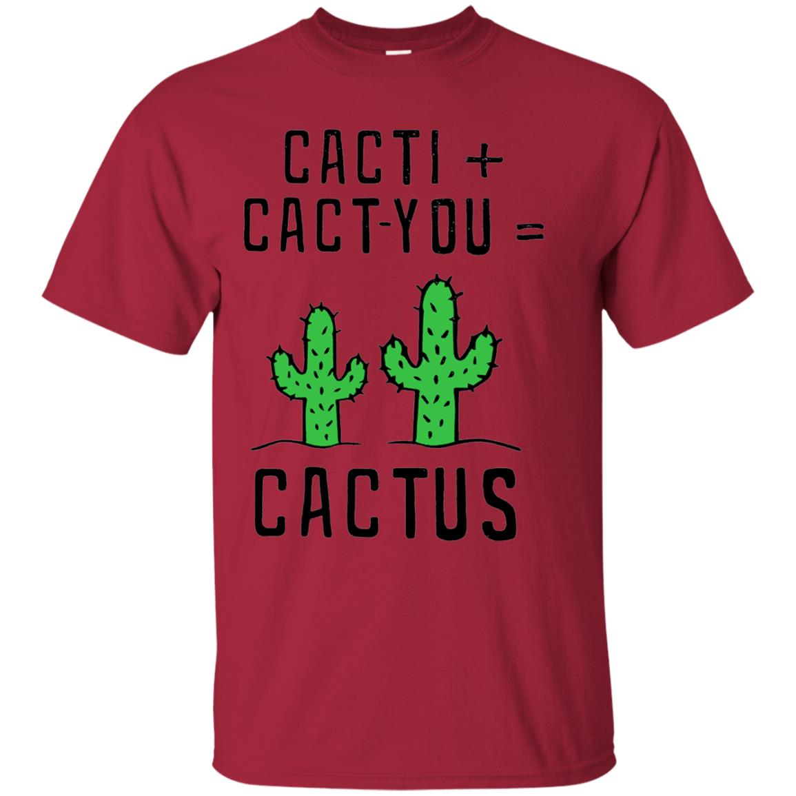 Funny Cactus Shirt Cact I Cact You Cardinal