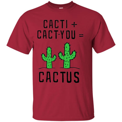Funny Cactus Shirt Cact I Cact You Cardinal