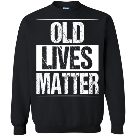 Elderly Seniors T-shirt Old Lives Matter T-shirt Black