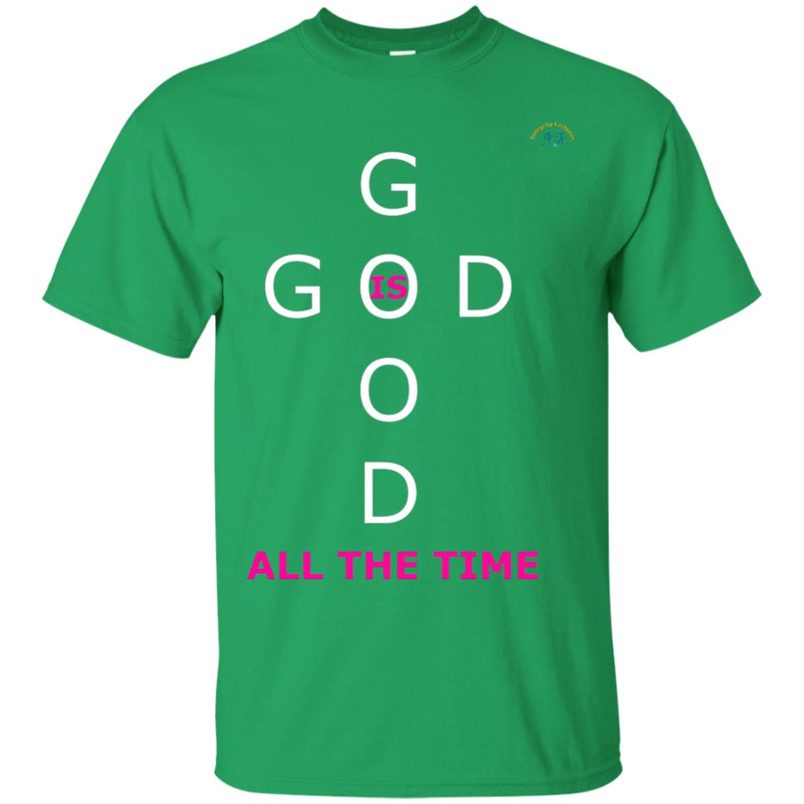 God Is Good All The Time Premium T-shirt Irish Green