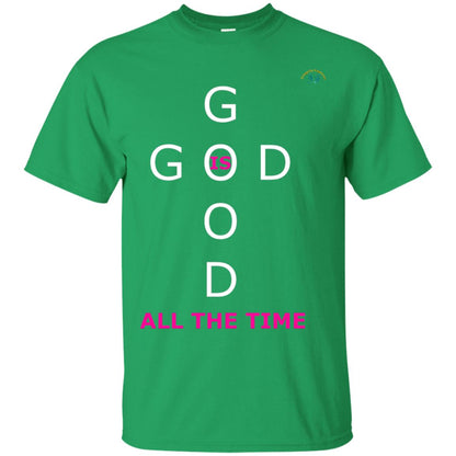 God Is Good All The Time Premium T-shirt Irish Green