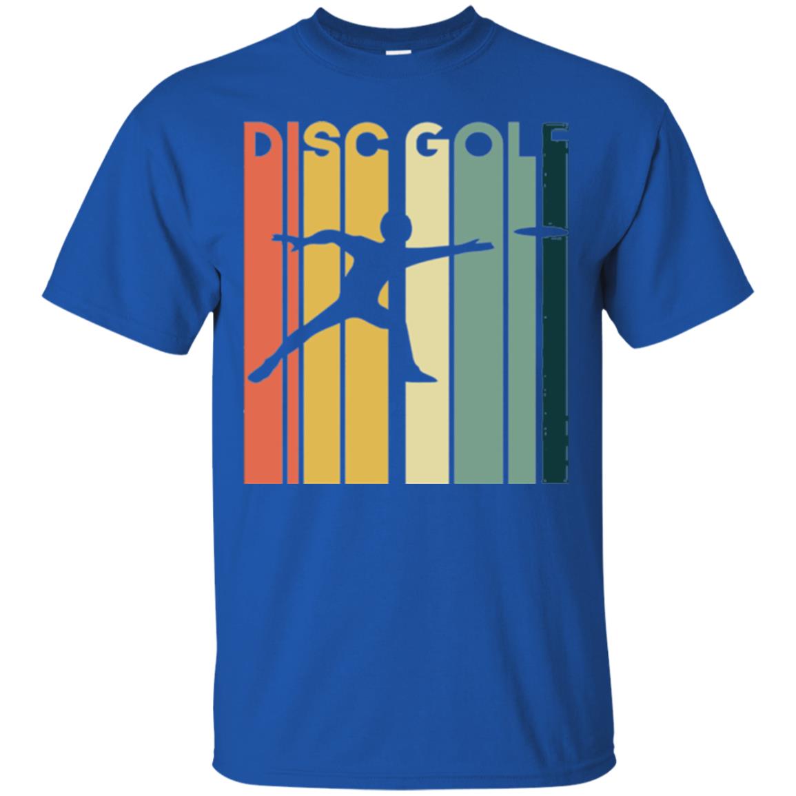 Disc Golf Retro Vintage T-shirt Royal