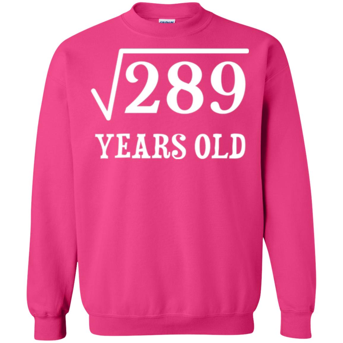 Brithday T-shirt Square Root Of 289 Heliconia