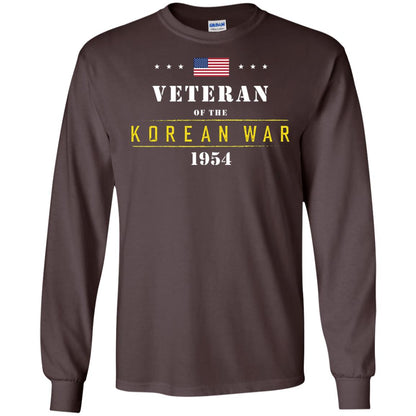Veteran Of The Korean War 1954 T-shirt Dark Chocolate