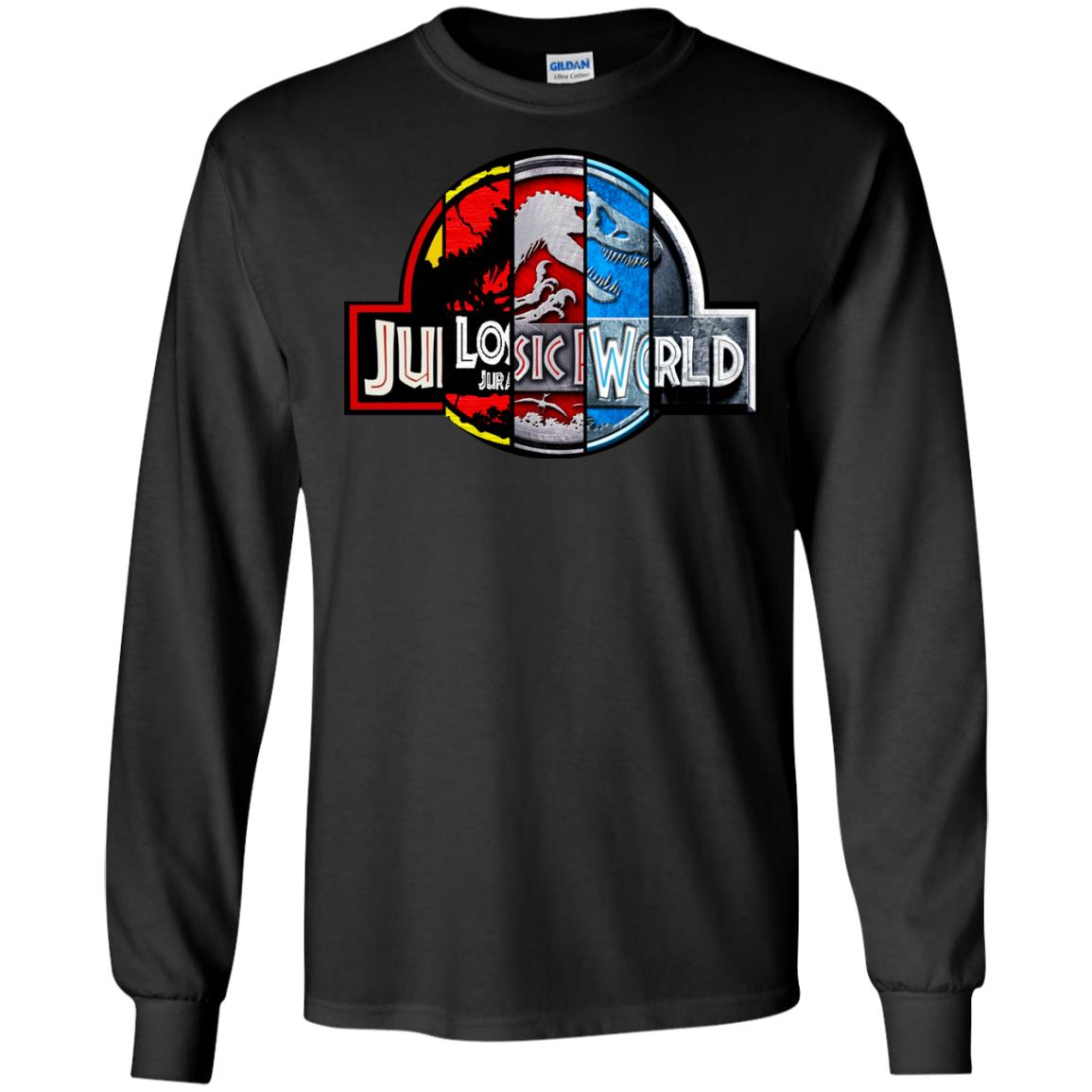 Jurassic World Movie Fan ShirtG240 Gildan LS Ultra Cotton T-Shirt