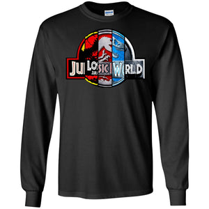 Jurassic World Movie Fan ShirtG240 Gildan LS Ultra Cotton T-Shirt