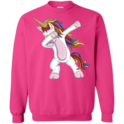 Dabbing Unicorn T-shirt Heliconia