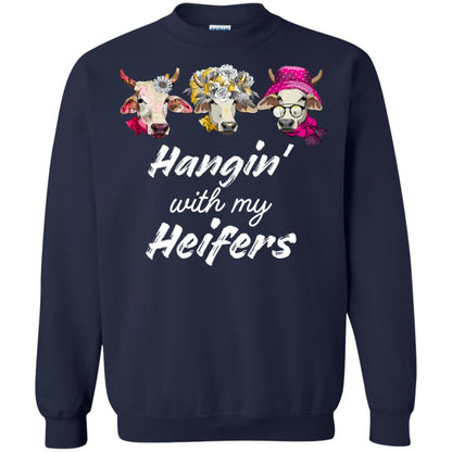 Hangin' With My Heifers Shirt Navy