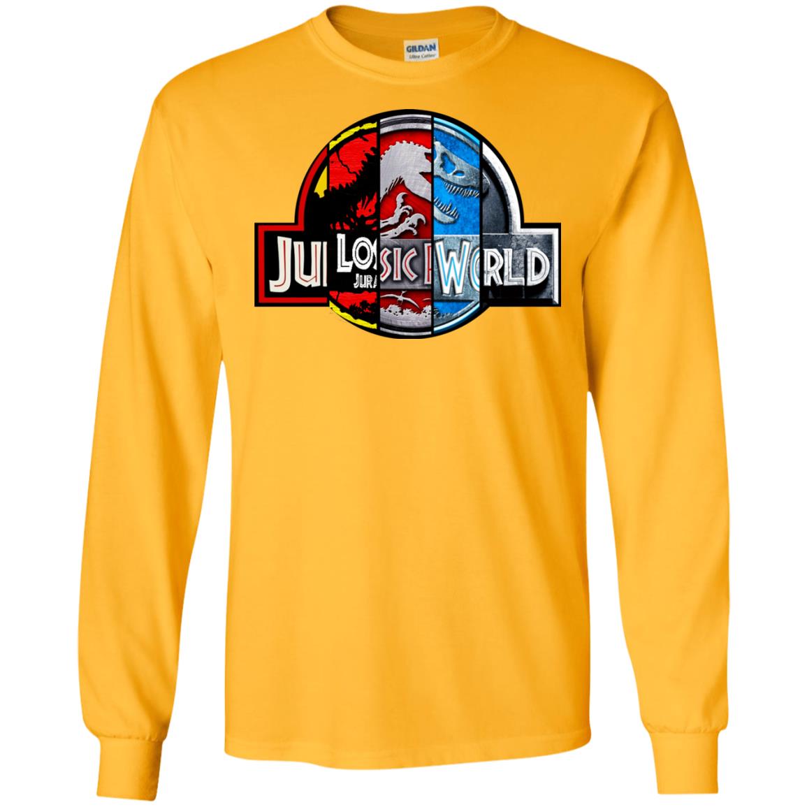 Jurassic World Movie Fan Shirt Gold