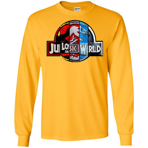 Jurassic World Movie Fan ShirtG240 Gildan LS Ultra Cotton T-Shirt