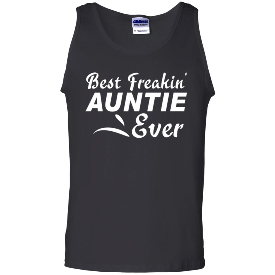 Aunt T-shirt Best Freakin' Auntie Ever Black