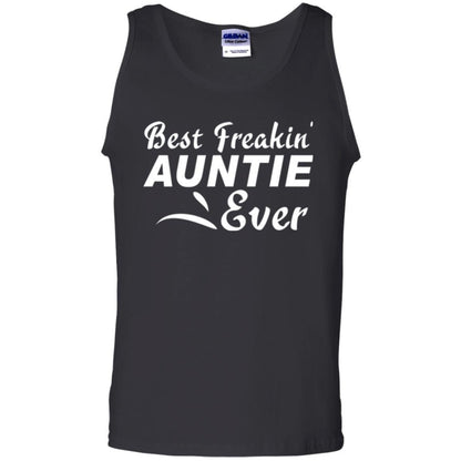 Aunt T-shirt Best Freakin' Auntie Ever Black
