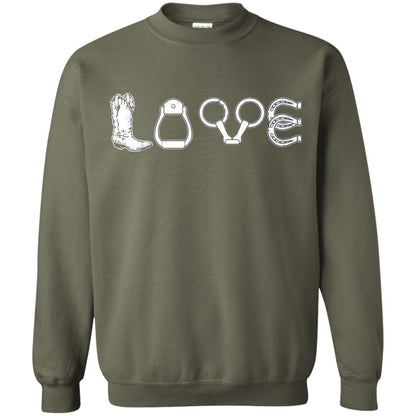 Love Riding Horse Shirts Military Green