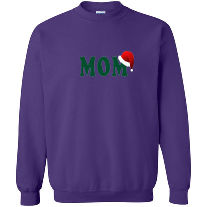 Christmas T-shirt Mom Santa Purple