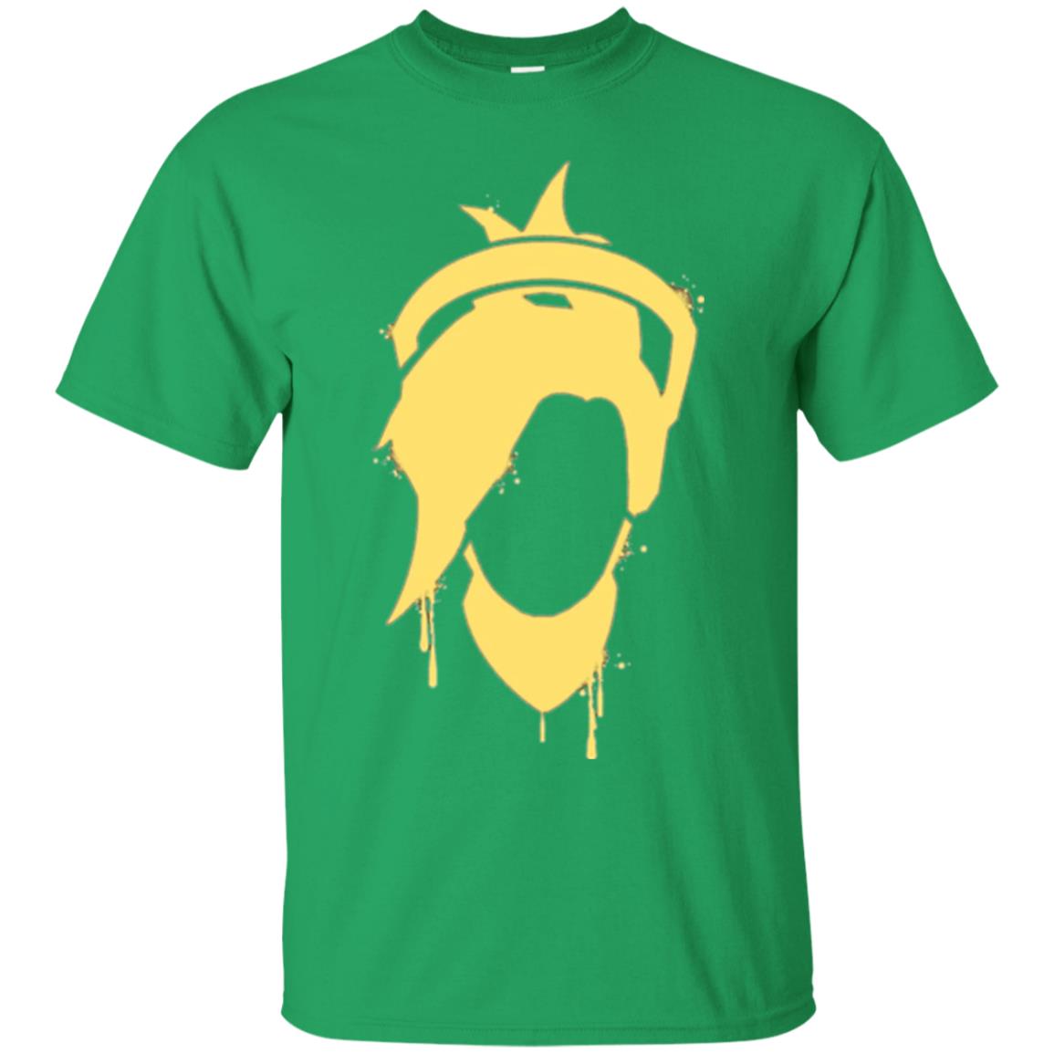 Overwatch Mercy Icon Spray T-shirt Irish Green