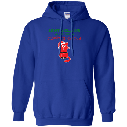 Christmas T-shirt Santa Claws Wishes You A Meowy Christmas Royal