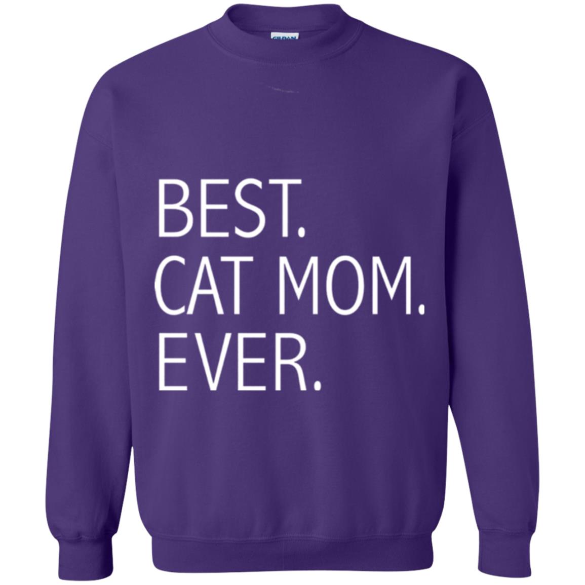 Funny Best Cat Mom Ever T-shirt Cute Cat Lady Purple
