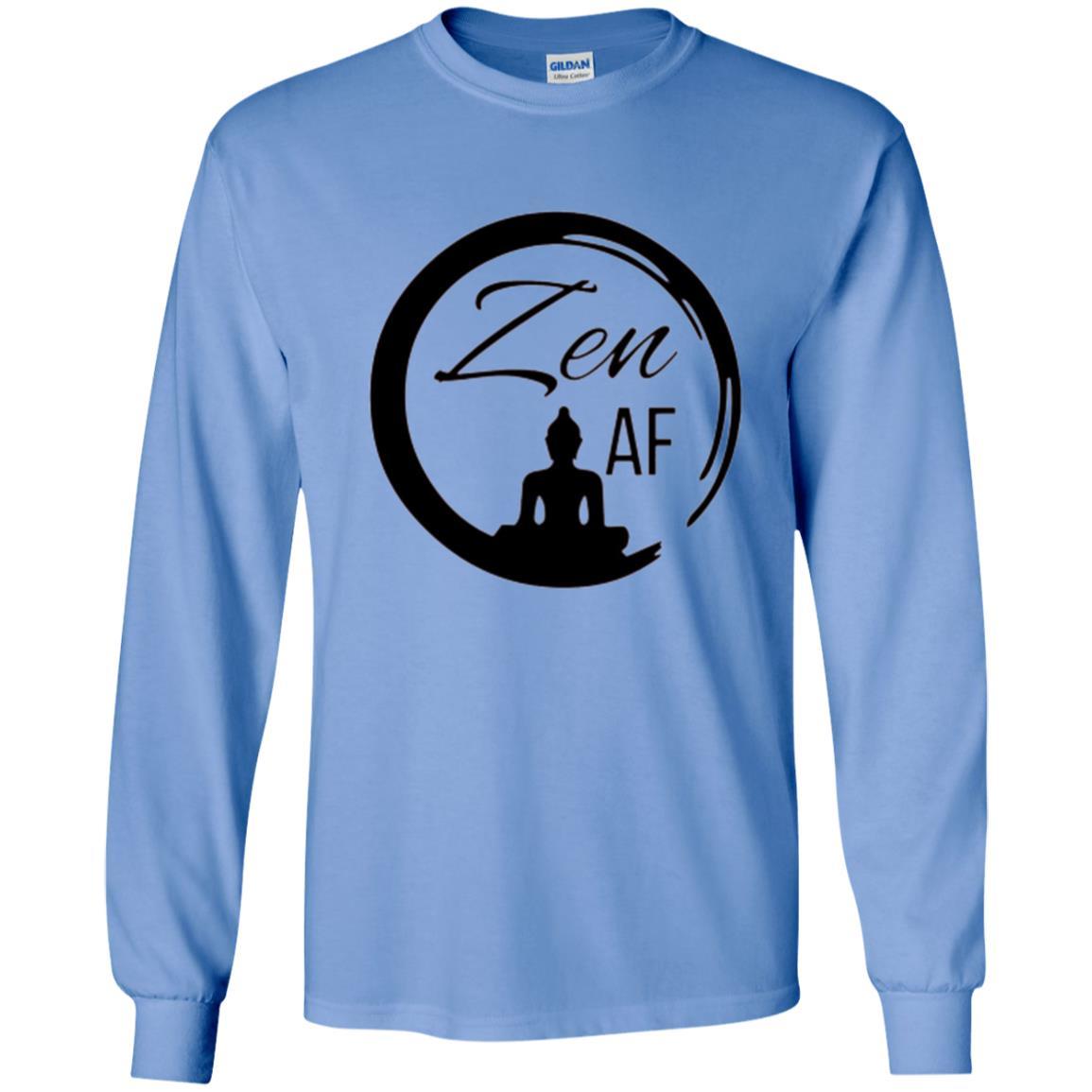 Zen Af Yoga Graphic T-shirt Carolina Blue