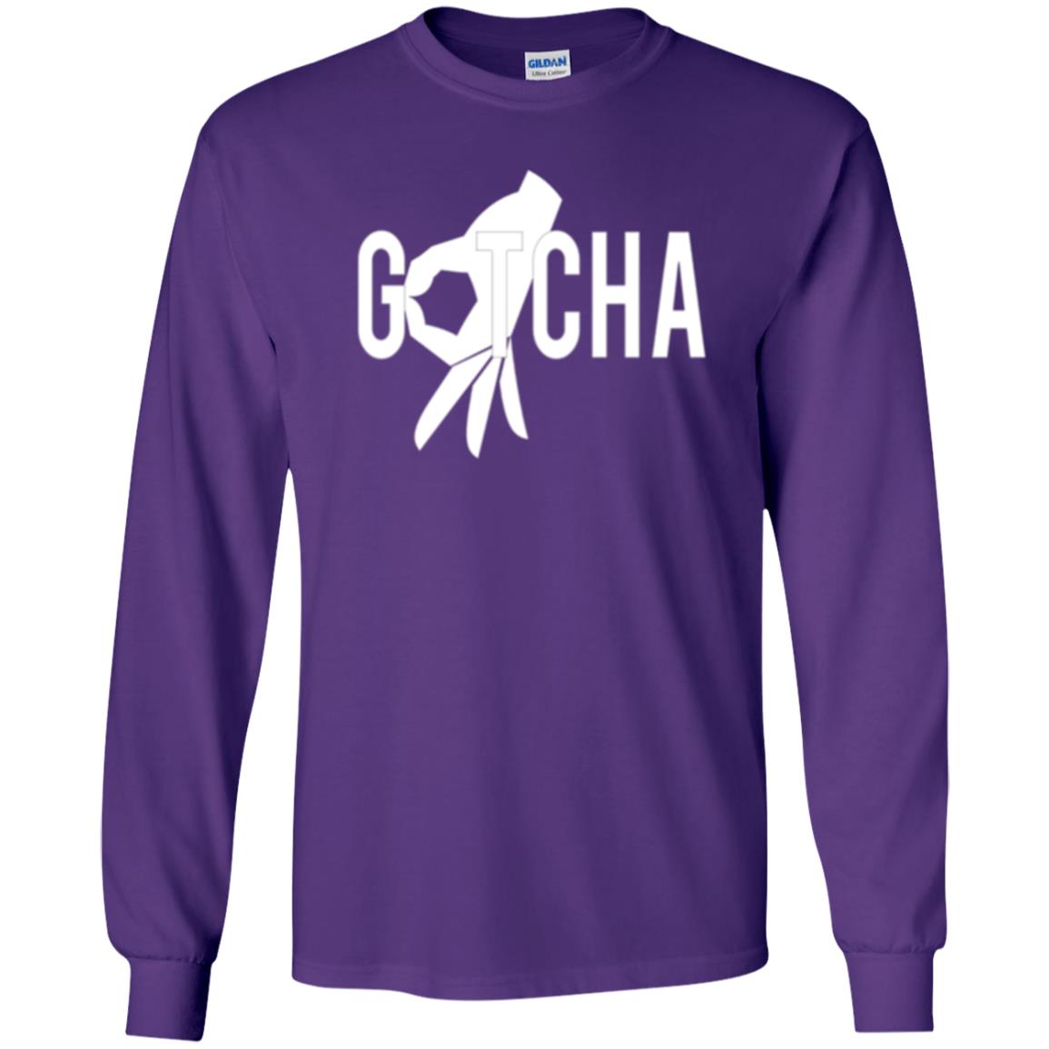 Gotcha Finger Circle Game T-shirt Purple