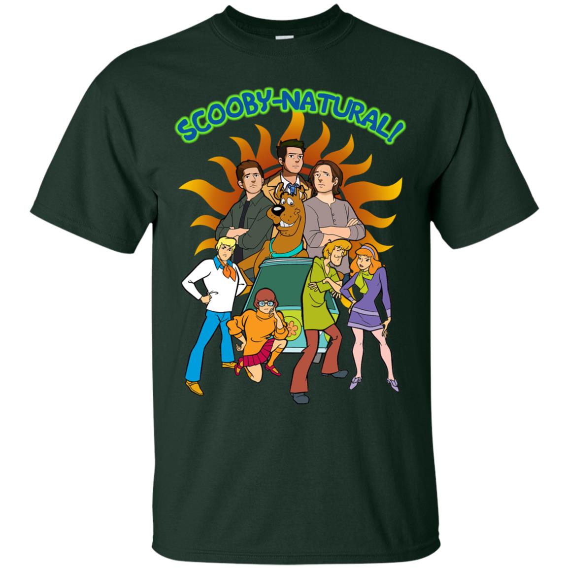Scooby Natural Mystery Team Cartoon Shirt Forest